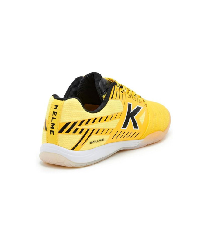 Sapatilhas de Futsal Kelme Scalpel Amarelo e Preto