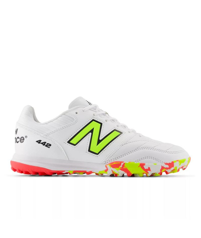 Botas de Futebol New Balance 442 Pro Tf V2 Homem Branco