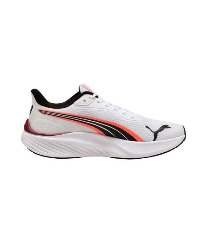 Zapatillas de Running Puma Pounce Lite, White-Glowing Red, Unisex