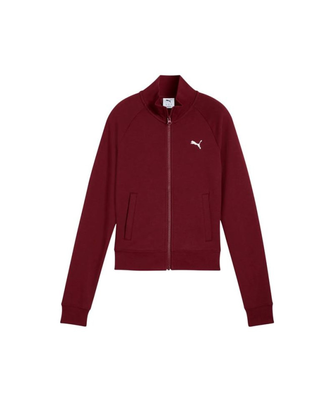 Veste Puma Essentials Slim Track Jacke, Ruby Shimmer, Femme