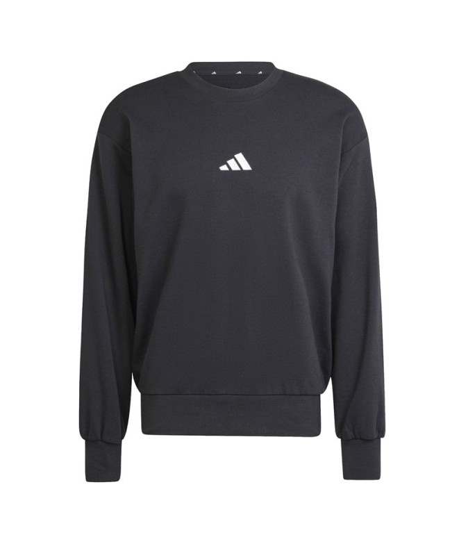 Moletom adidas Feelcozy Swt Homem Preto/Branco
