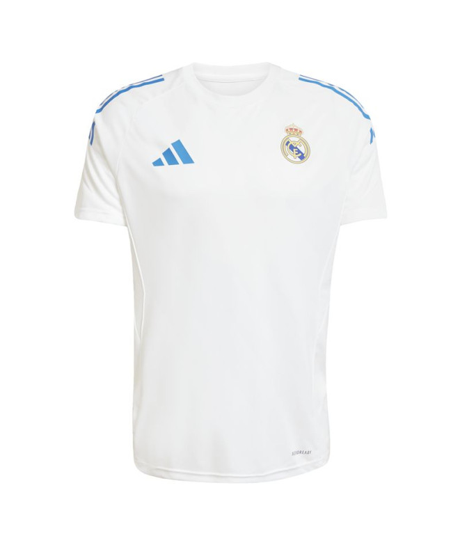 Camiseta de Futebol adidas Real Madrid Eu Tr Jsy Homem Branco