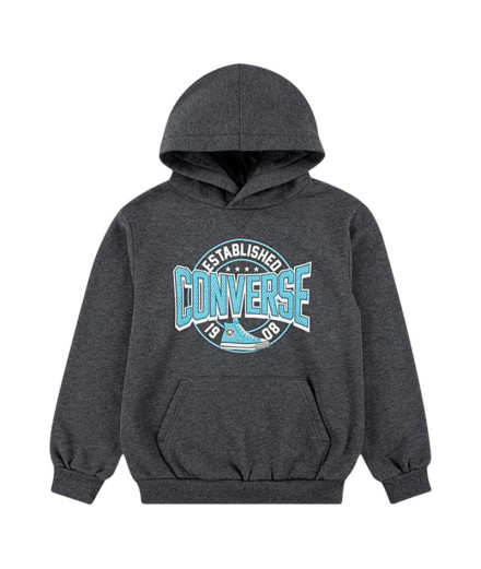 Sudadera Converse Cnvb Heritage Est Cnv Po Niño Gris