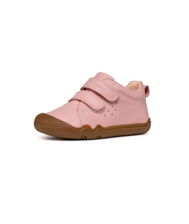 Chaussures Geox B Steppieup A - Nappa Enfant Rose