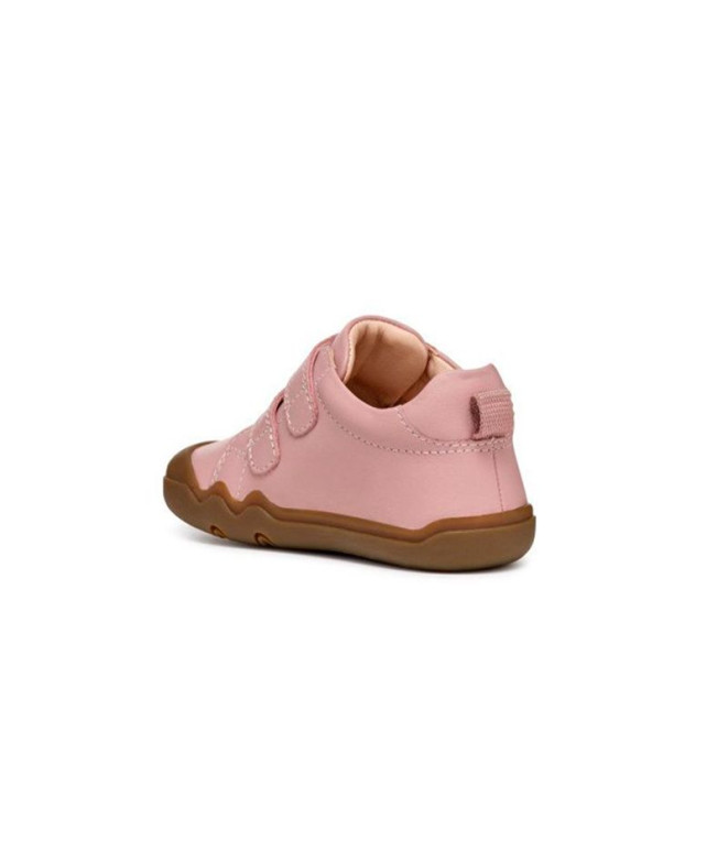 Chaussures Geox B Steppieup A - Nappa Enfant Rose
