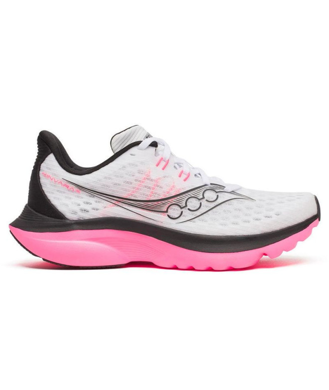 Sapatilhas de Running Saucony Kinvara 16 Mulher Branco/Preto
