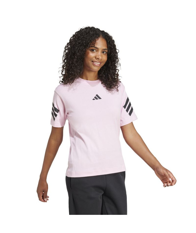 T-shirt adidas Future Icons 3 Bandes Femme Rose