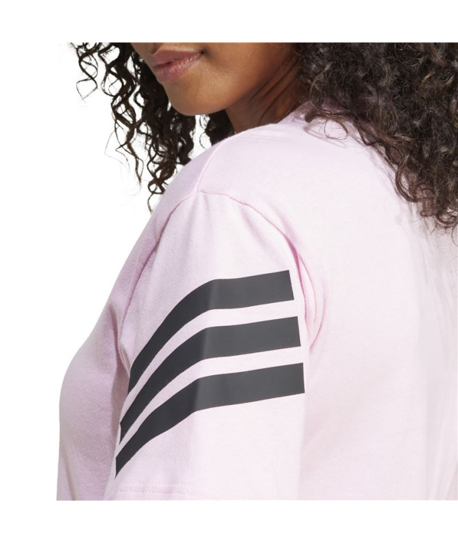 T-shirt adidas Future Icons 3 Bandes Femme Rose