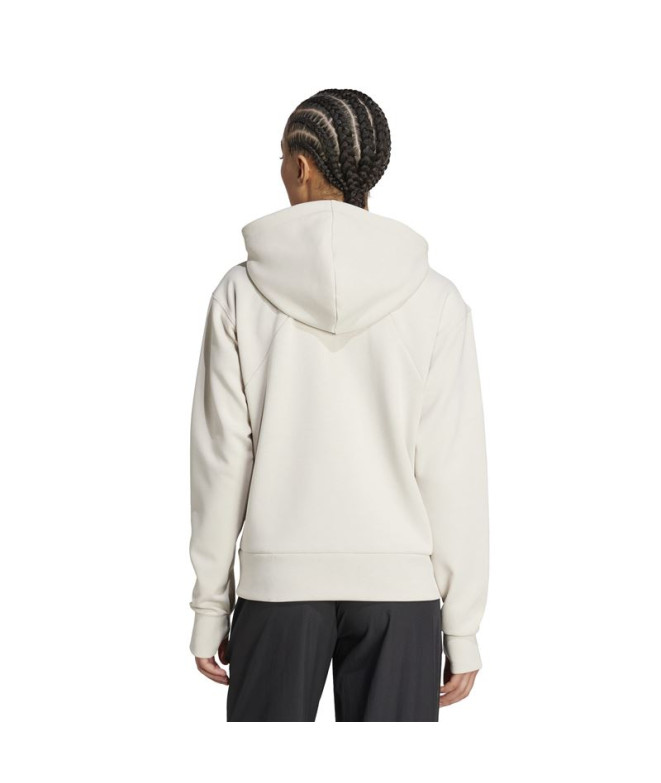 Moletom de Fitness adidas D4T Fz Hoodie Mulher...