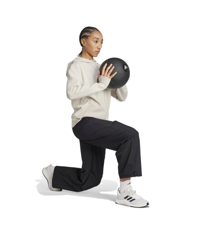 Moletom de Fitness adidas D4T Fz Hoodie Mulher...