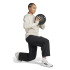 Moletom de Fitness adidas D4T Fz Hoodie Mulher Cinza