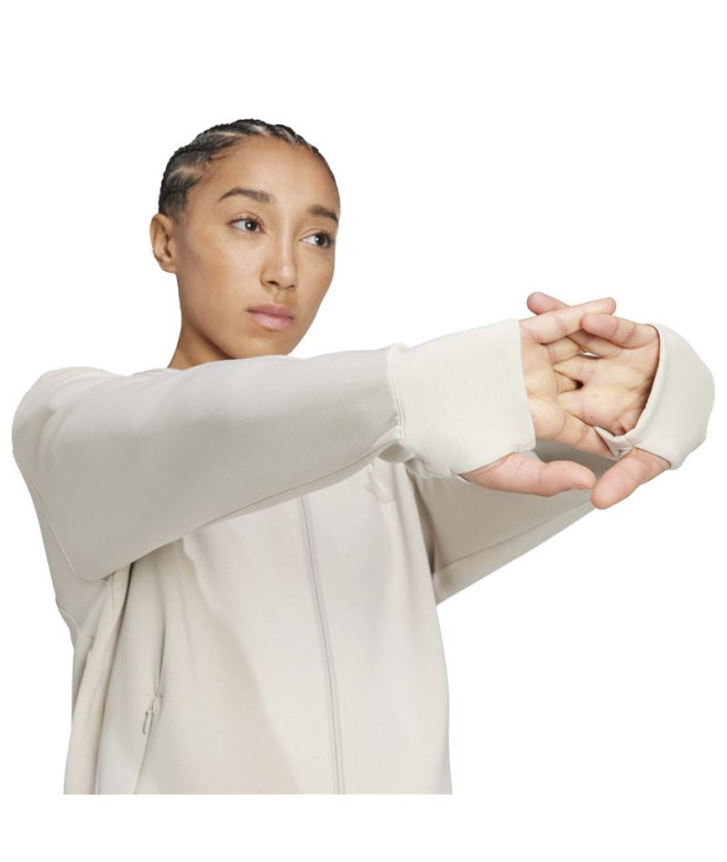 Moletom de Fitness adidas D4T Fz Hoodie Mulher...