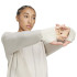 Moletom de Fitness adidas D4T Fz Hoodie Mulher Cinza