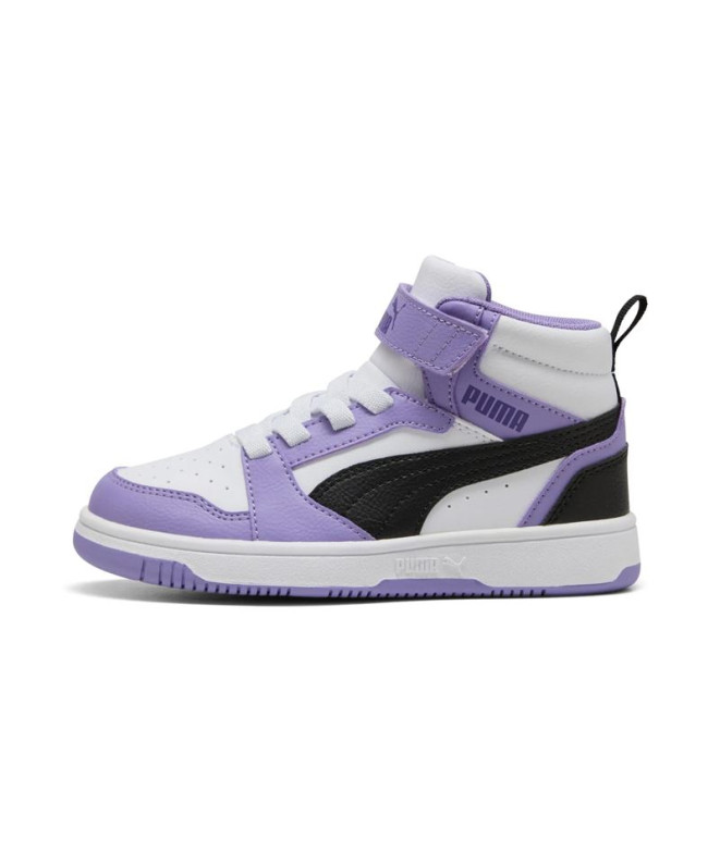 Zapatillas Puma Rebound V6 Mid,Team VioletPu, Infantil