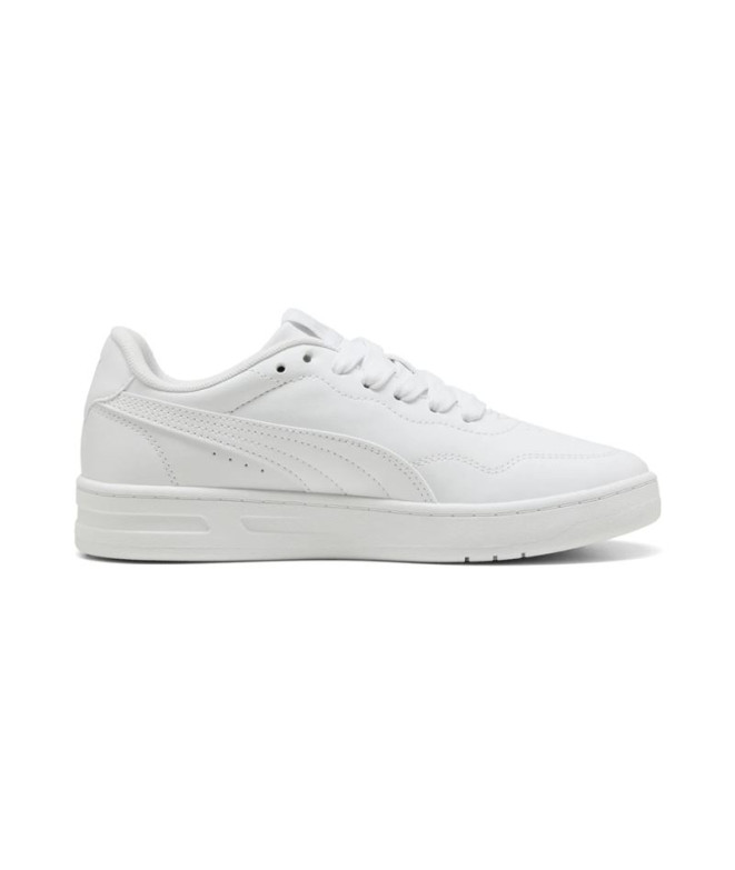 Chaussures Puma Court Lally White White, Fille
