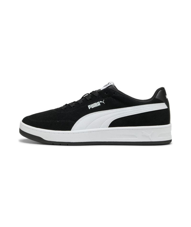 Sapatilhas Puma Court Classic Clean, Preto, Unissex