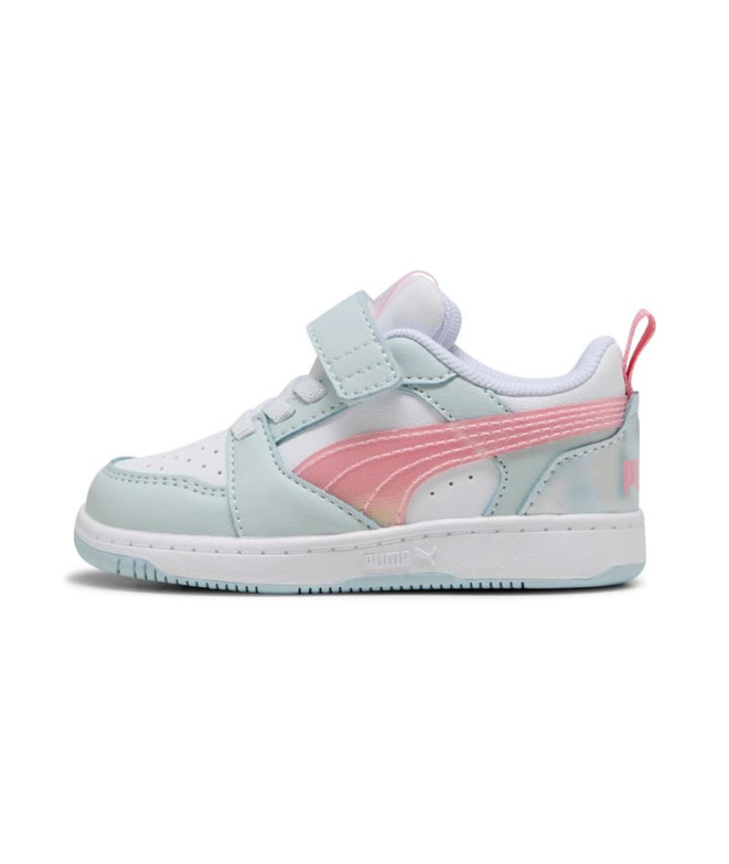 Sapatilhas Puma Rebound V6 Lo S, Sea GlassPinks, Menina