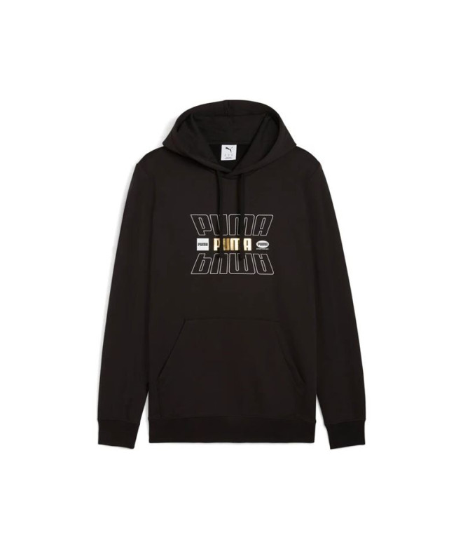 Moletom Puma Essentials Logo Lab Holiday, Preto, Homem