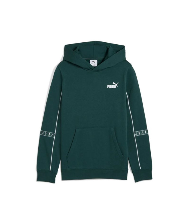Sudadera Puma Essentials Tape Layout d,Green Terrai, Infantil