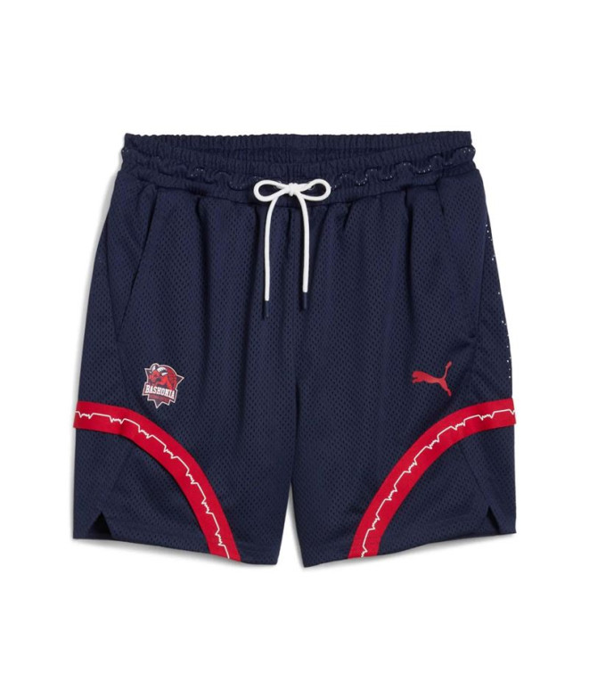 Pantalón de Baloncesto Puma Baskonia Post Game S, Navy, Hombre