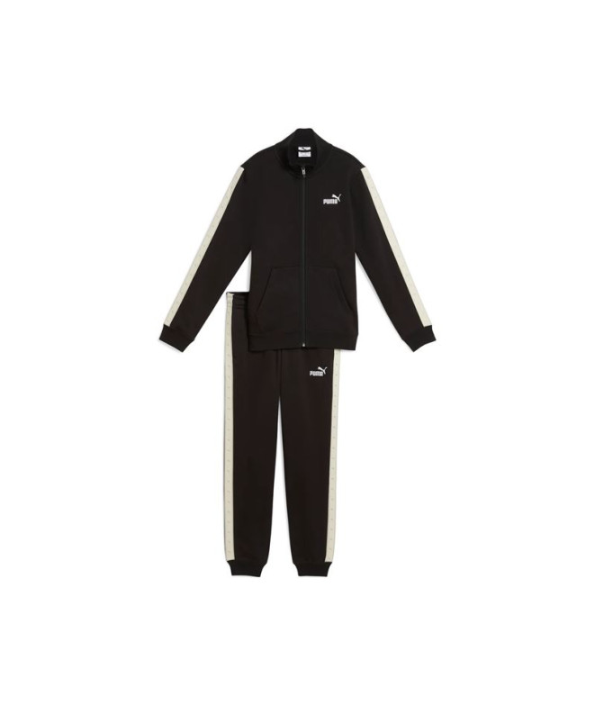 Fato de treino Puma Essentials Tape FullZip Sw, Preto, Menina