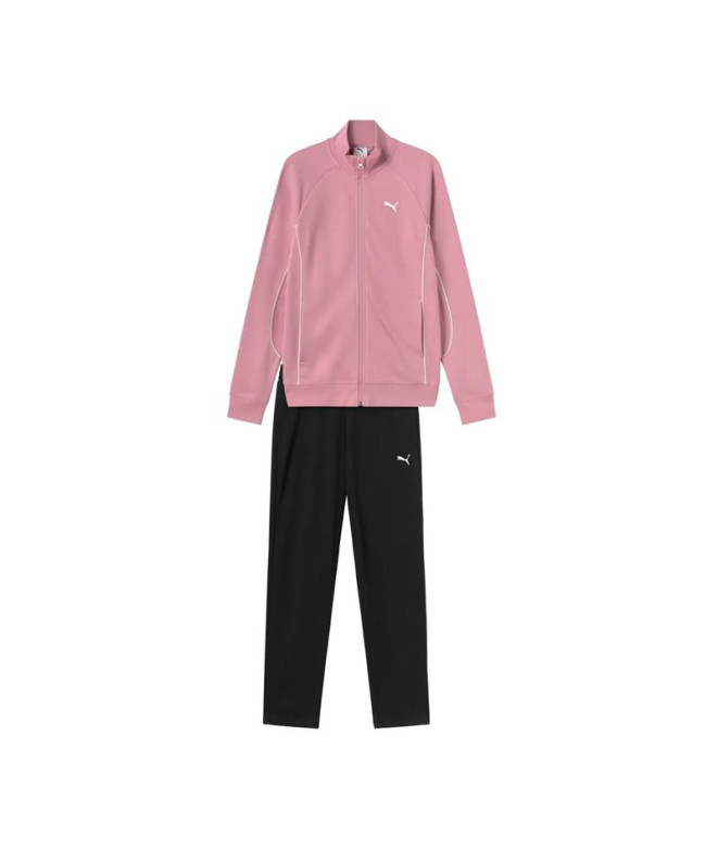 Fato de treino Puma Straight Leg Sweat S Poised Pink Mulher