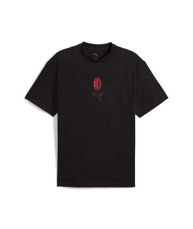 Camiseta de Futebol Puma AC. Milão Ftblstatement Ce Black For Homem