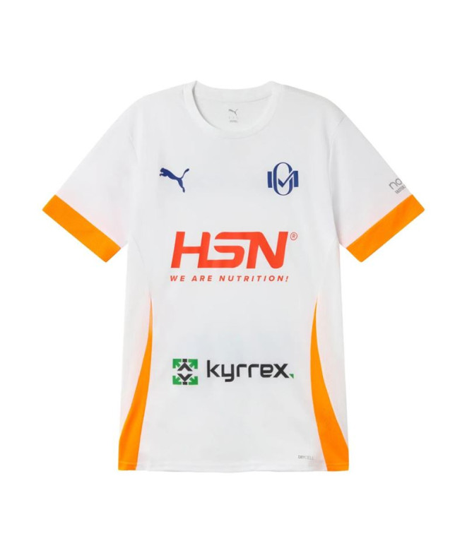 Camiseta de Futebol Puma Momo González, Branco-Alm, Homem