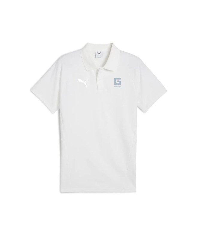 Polo de Futebol Puma Girona Teamevostripe Po, Branco-Pum, Homem