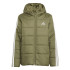 Cazadora adidas Ess 3 Bandas Infantil Verde Escuro