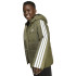 Cazadora adidas Ess 3 Bandas Infantil Verde Escuro