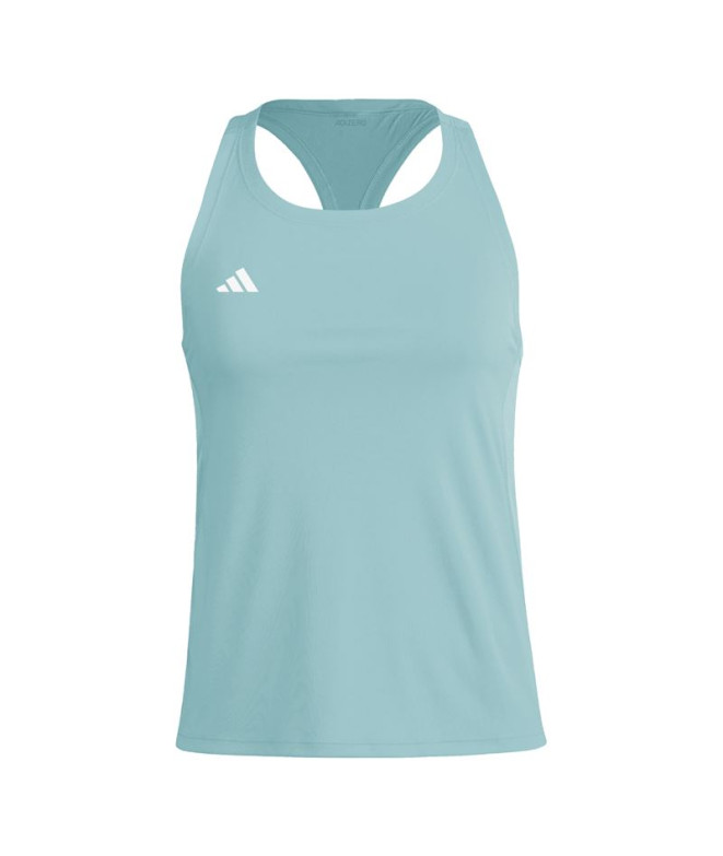 Camiseta Tirantes de Running adidas Adizero E Tank Mujer Azul