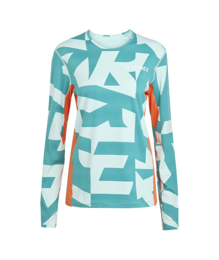 T-shirt de Montagne adidas Multi Syn Ls Wa Femme Aqusem /...