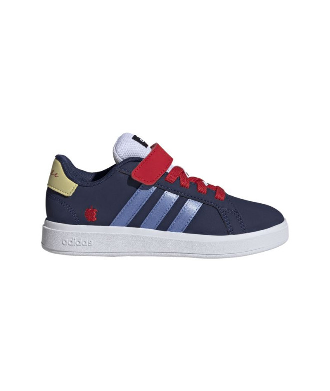 Sapatilhas adidas Grand Court 00S Snow White Elc Infantil Azul Escuro