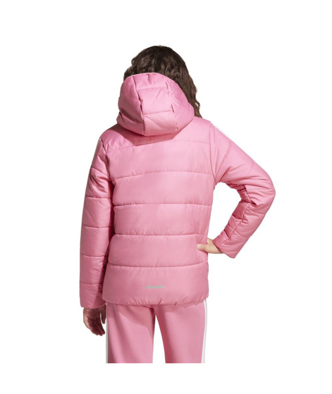Veste adidas Ess 3 Bandes Enfant Rose / Blanc