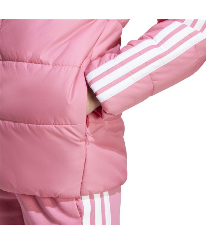 Veste adidas Ess 3 Bandes Enfant Rose / Blanc
