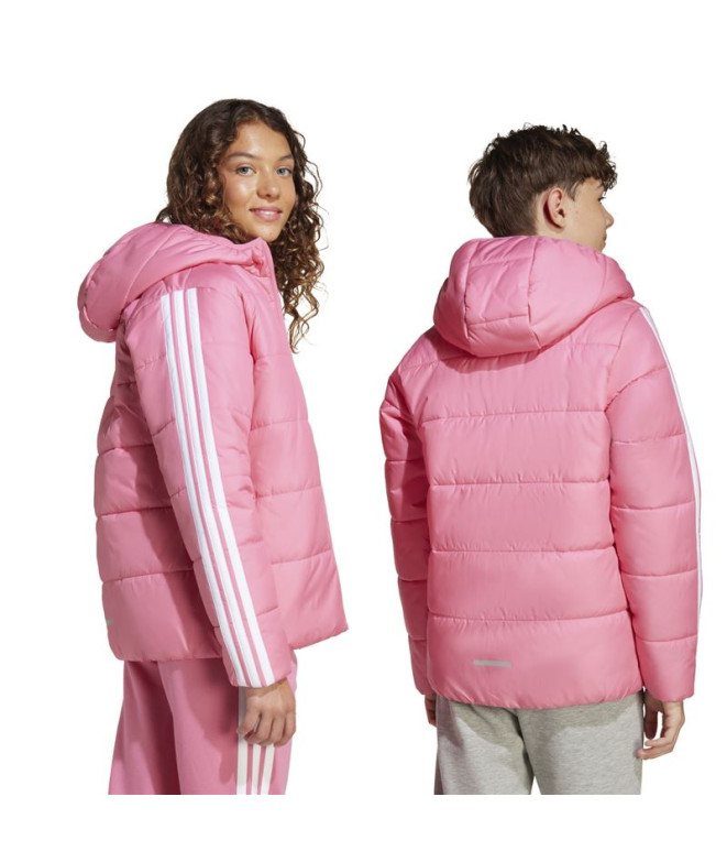 Cazadora adidas Ess 3 Bandas Infantil Rosa /...