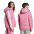Cazadora adidas Ess 3 Bandas Infantil Rosa / Blanco