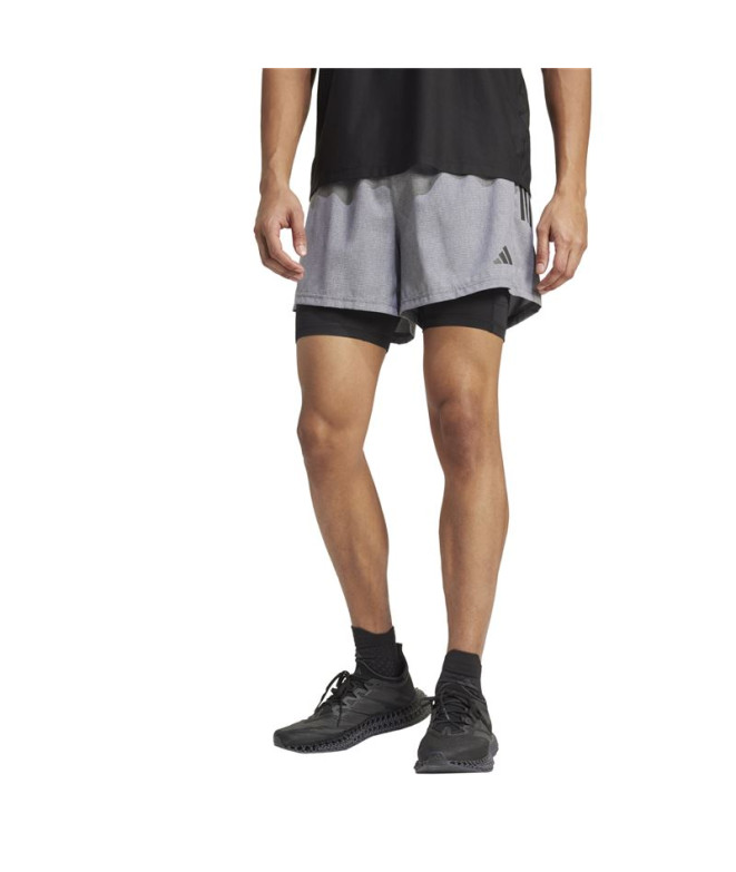 Calça de Running adidas Otr B S 2In1 Homem Grsime