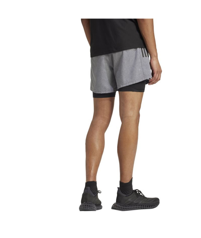 Calça de Running adidas Otr B S 2In1 Homem Grsime