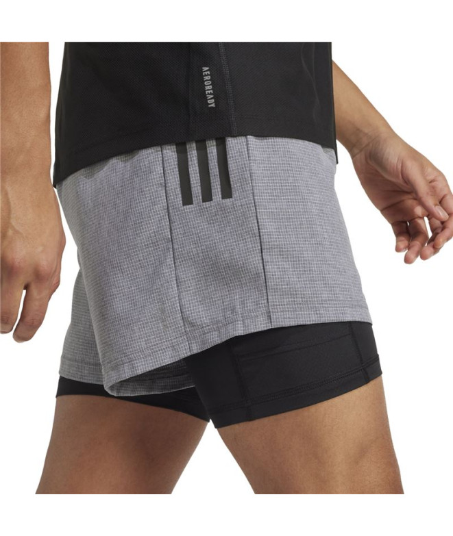 Calça de Running adidas Otr B S 2In1 Homem Grsime