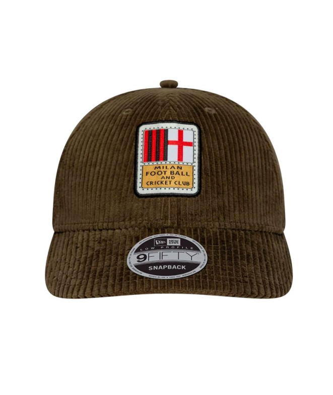 Gorra New Era EST LOGO CORD 9FIFTY LP AC Milán DSW Dark Green Hombre