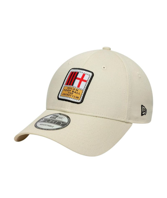 Gorra New Era EST LOGO 9FORTY AC Milán IVO Light Beige Hombre