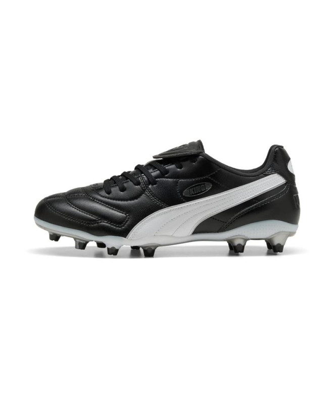 Botas de futebol Puma King Liga Fg/Ag, Preto- Branco Unissex