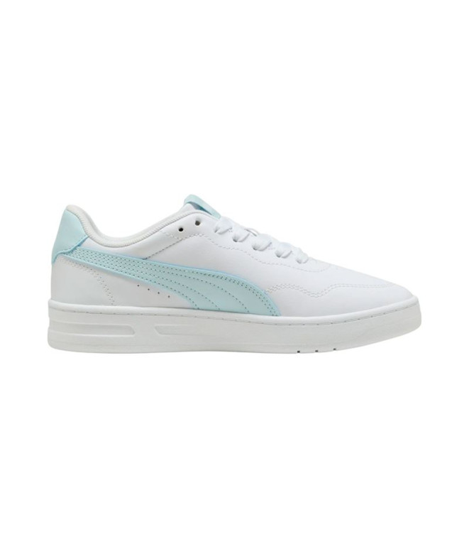 Chaussures Puma Court Lally White-Sea Glass, Fille