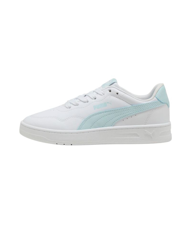 Chaussures Puma Court Lally White-Sea Glass, Fille