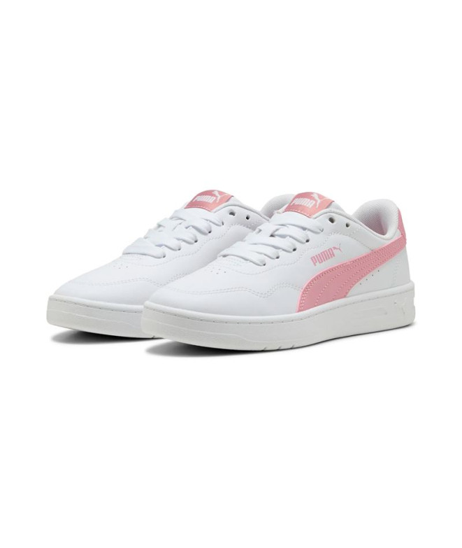 Sapatilhas Puma Court Lally White-Poised Pin,...