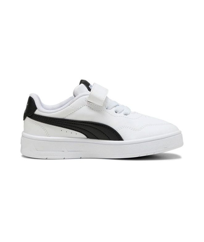 Zapatillas Puma Court Lally Ac+ Ps, Whi Niña