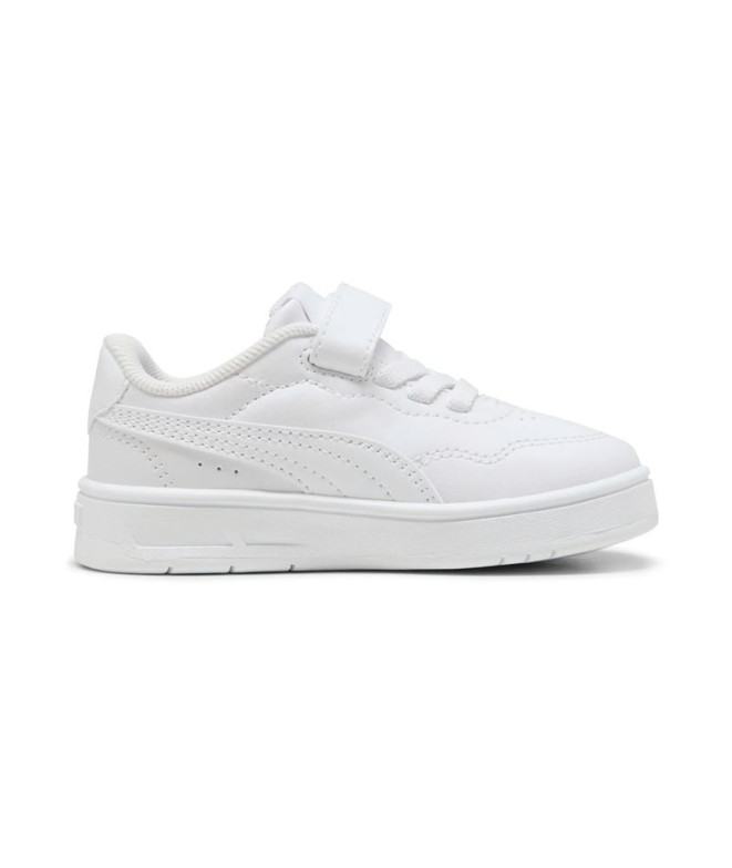 Chaussures Puma Court Lally Ac+ Inf, Blanc-, Fille