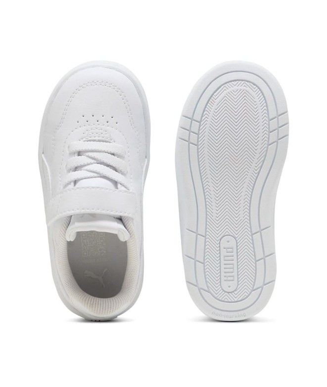 Chaussures Puma Court Lally Ac+ Inf, Blanc-, Fille